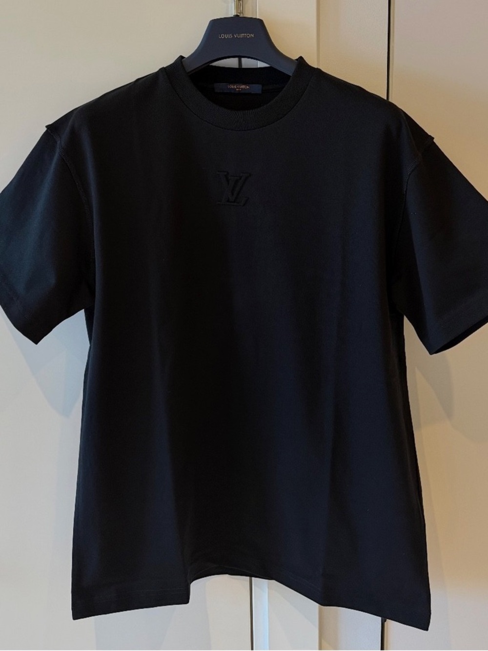 Louis Vuitton LV Logo Black T-Shirt Men’s Large